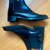 Stivaletto pelle nero 38 modello Chelsea