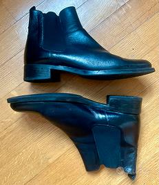 Stivaletto pelle nero 38 modello Chelsea