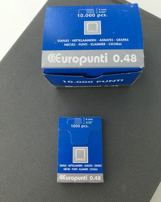 Punti metallici pinzatrice - cucitrice