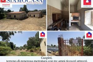 Ampio terreno con diversi ricoveri attrezzi