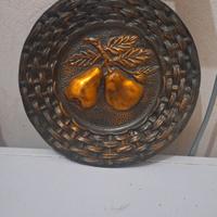 piatto in rame vintage