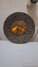 piatto in rame vintage