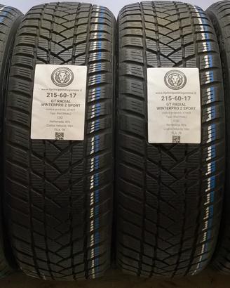4 GOMME 215 60 17 GT RADIAL A67809