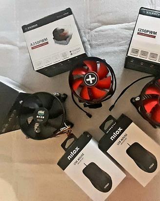 Componenti PC: 3 Dissipatori CPU + 2 Mouse -(HS01)