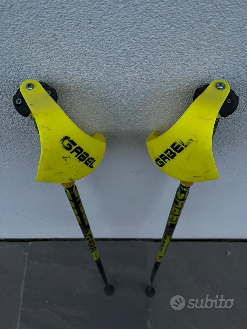 GABEL RACER SL Black/Yellow coppia bastoncini sci Junior » Sportclub Online  Shop