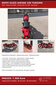 Moto guzzi Airone 250 turismo 1952 ASI