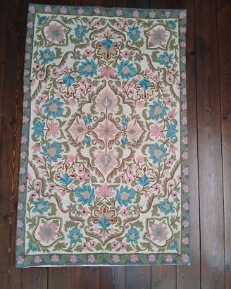 Nr 2 Tappeti Lana/Cotone Chain Stitch