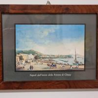 Quadretto con stampa di Napoli