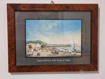 Quadretto con stampa di Napoli