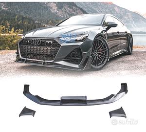 SPOILER LIP AUDI A7 A7L 19-23 LOOK RS7 ABT NERO LU