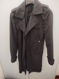 Trench uomo nero taglia 46