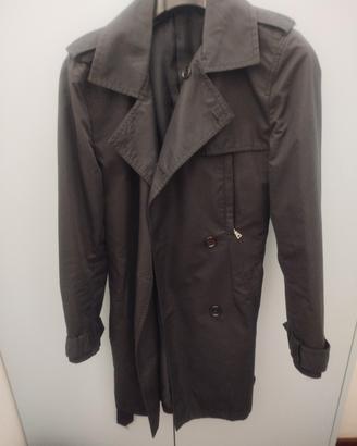 Trench uomo nero taglia 46