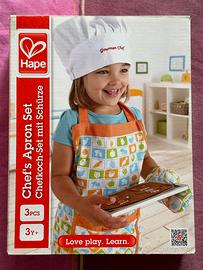 bambini chef grembiule bambini cappello guanto