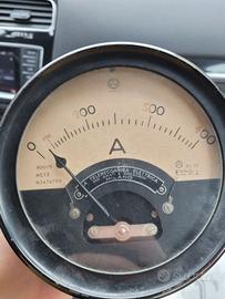 AMPEROMETRO D'EPOCA PER USO INDUSTRIALE N.1474756