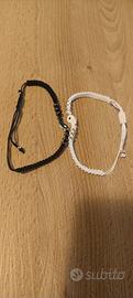 Braccialetti YinYang coppia intrecciati regolabili