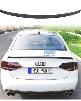 SPOILER AUDI A4 B8 07-15 CARBONIO