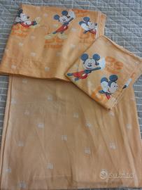 Completo lenzuolo per letto singolo disney