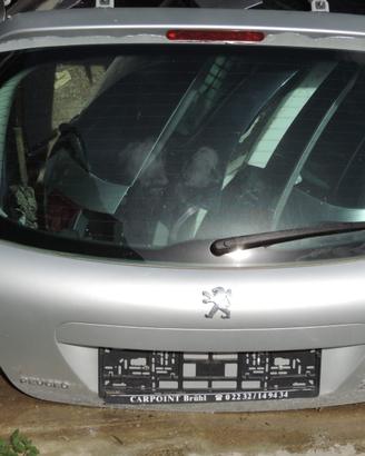 Portellone cofano posteriore peugeot 207