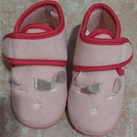 pantofole morbide bambina rosa con unicorno