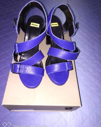 sandali BATA N 38 IN PELLE 