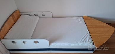 lettino per bambini montessori a forma di barca