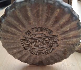 pressa manuale per hamburger in alluminio