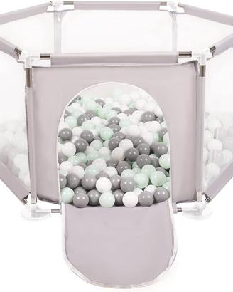 Box bambini senza palline  Recinto Esagonale