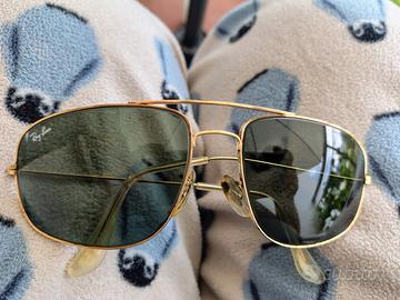 Ray-Ban dorati Lenti verdi