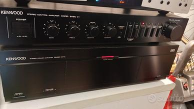 AMPLIFICATORE KENWOOD PRE C1 FINALE M1 