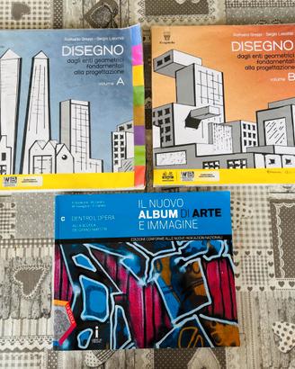 Disegno volumi A e B + Album di arte C