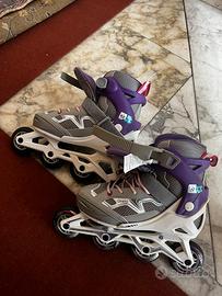 Pattini in linea a rotelle per ragazze, 35/38