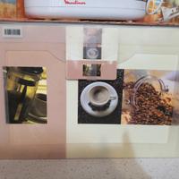 Vassoio acciao, tazzine, sottobicchieri in acciao