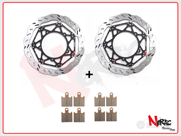 DISCHI EPTA 310 + SET PASTIGLIE P1R ZX-6 2007-2016