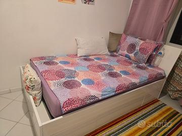 Struttura letto mezza piazza +materasso