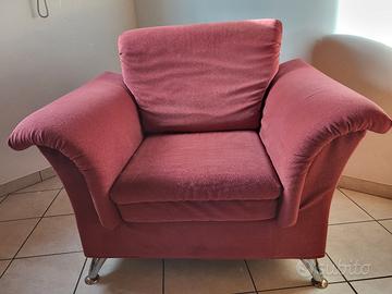 Poltrona in alcantara