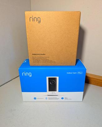 Kit RING INTERCOM Audio e INDOOR Cam Plus.