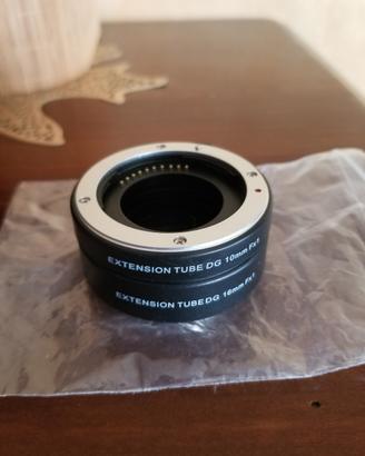 Set Tubi Prolunga Macro per Fujifilm