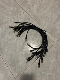 15 cavetti BNC maschio/maschio da 50cm