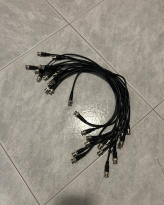 15 cavetti BNC maschio/maschio da 50cm