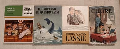 4 libri vintage illustrati per ragazzi. Anni '60