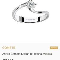 Anello solitario Comete ANB2034