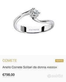 Anello solitario Comete ANB2034
