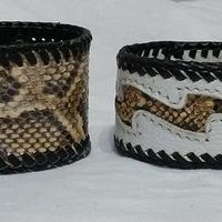 Bracciale Fascia Vera Pelle di Serpente Handmade