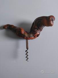 Cavatappi vintage tralcio legno Laurent Siret