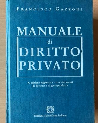 Manuale di diritto privato, Gazzoni F., 2003