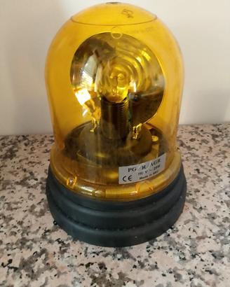 lampeggiante rotante giallo 