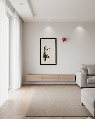 Installazione ispirata a Banksy