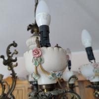 lampadario Capodimonte 