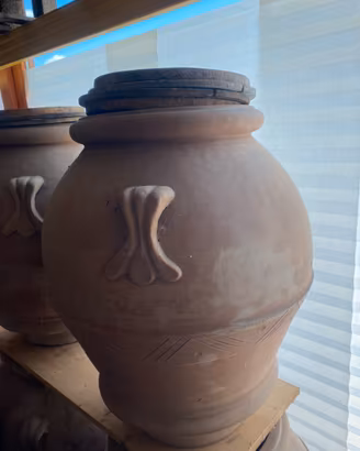 Orcio in terracotta per olio