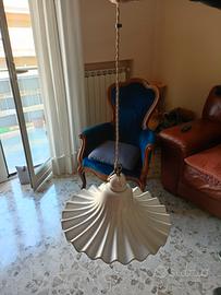 lampadario in ceramica stile shabby 